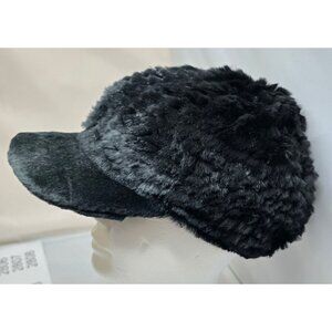 Express Black Faux Fur Hat